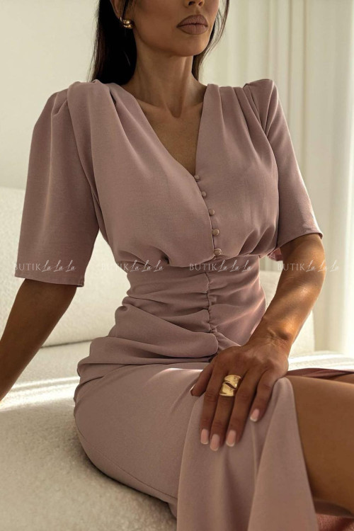 Sukienka pudrowa Menloe 7