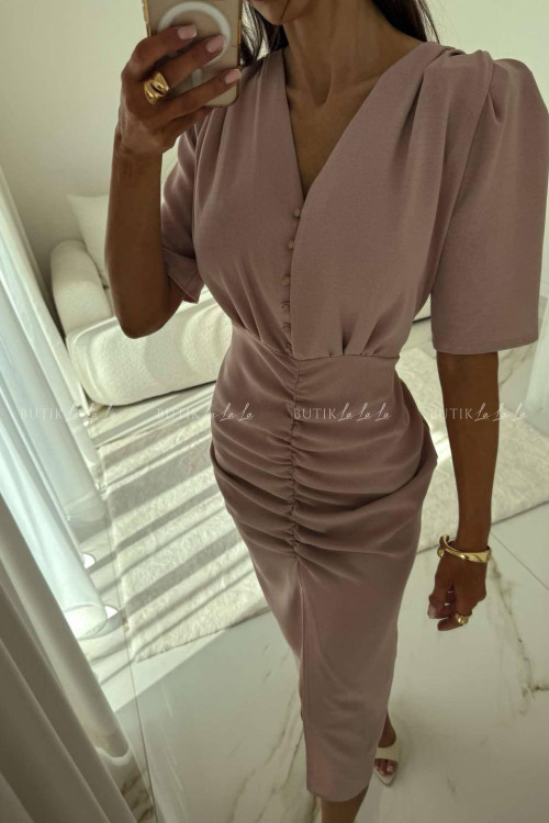 Sukienka pudrowa Menloe 8