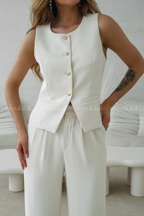 Komplet kremowy Monti