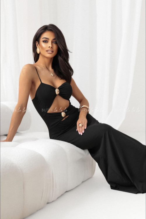 sukienka czarna maxi Enrica 1