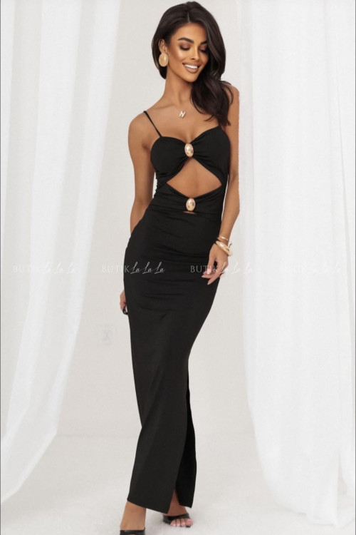 sukienka czarna maxi Enrica 2