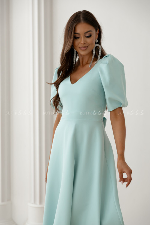 Sukienka midi miętowa Anderson 1