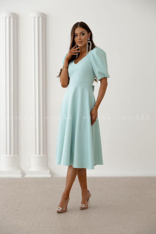 Sukienka midi miętowa Anderson