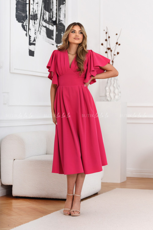 Sukienka malinowa Barozi