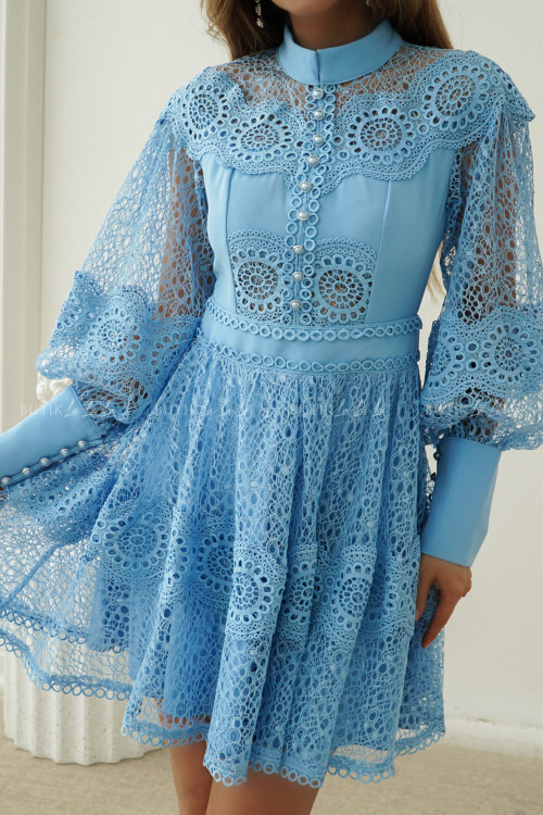 Sukienka niebieska Harper 5