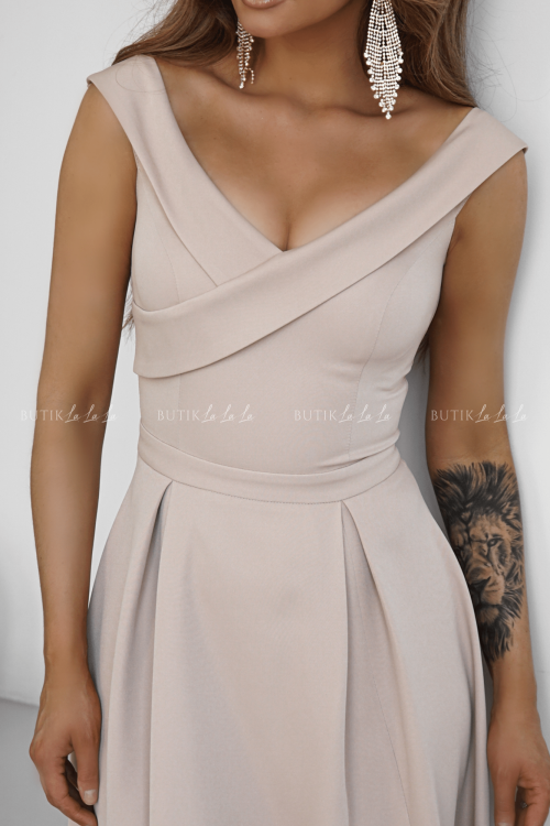 Sukienka beżowa Sabrina 2