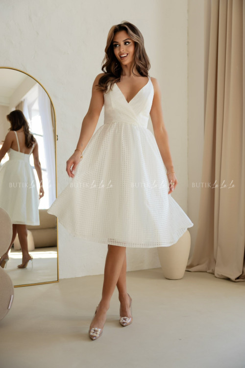 Sukienka biała Laurent 2