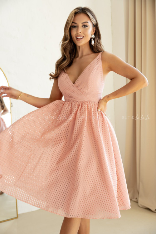 Sukienka łososiowa Laurent