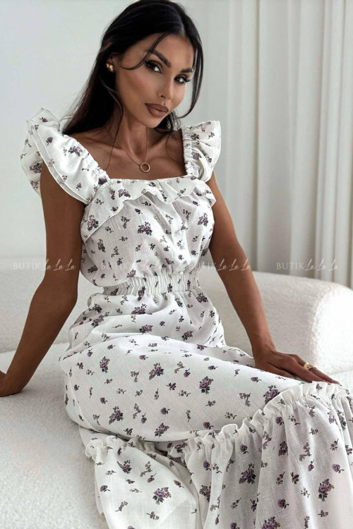 Sukienka midi w kwiatowy print Espanol 10