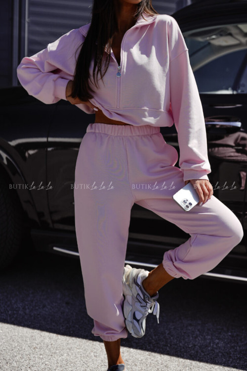 Komplet dresowy jasno-rozowy Arabica 1