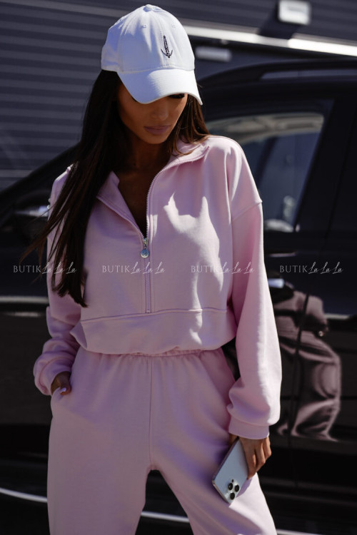Komplet dresowy jasno-rozowy Arabica 2
