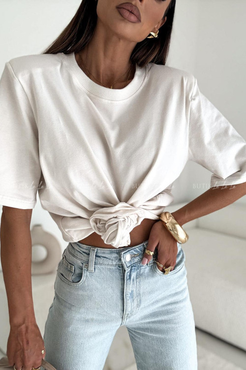 Bluzka jasno kremowa Boca