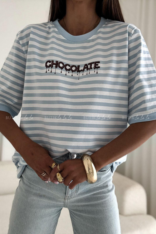 Bluzka w paski Boca 2