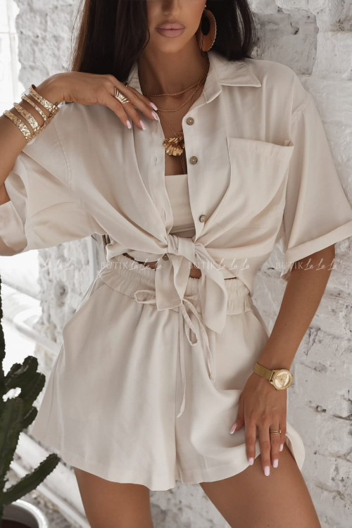 Komplet kremowy Oleksy