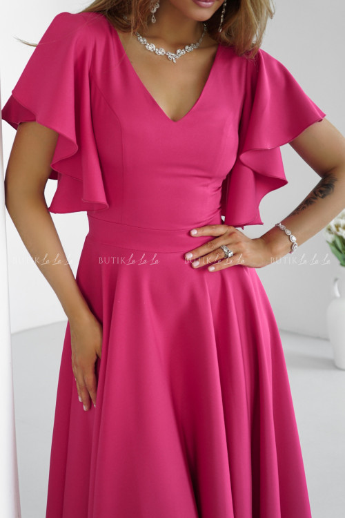 Sukienka malinowa Feliciana 2