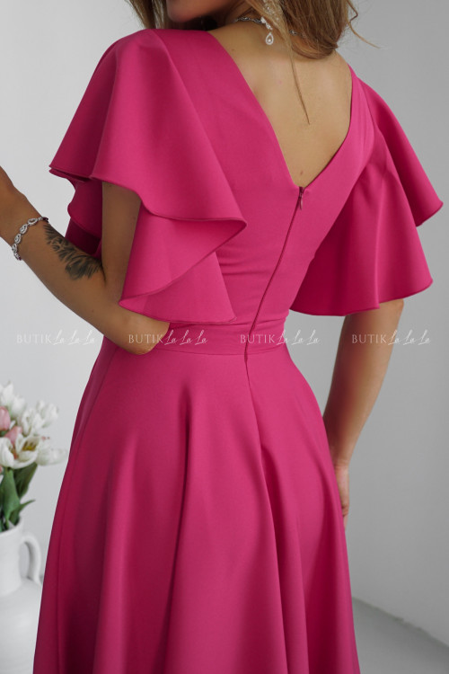 Sukienka malinowa Feliciana 1