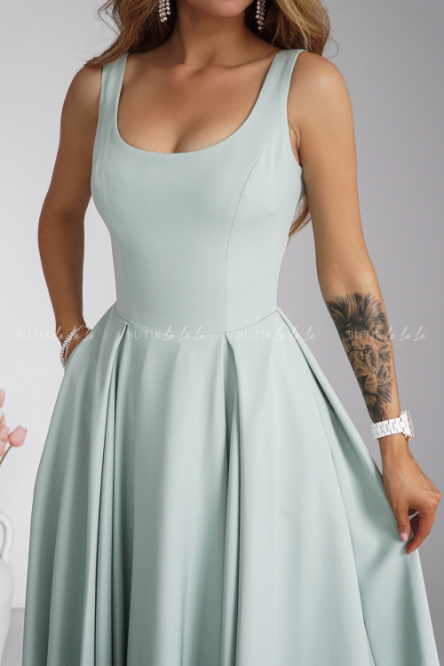 Sukienka pistacjowa Lesota 3