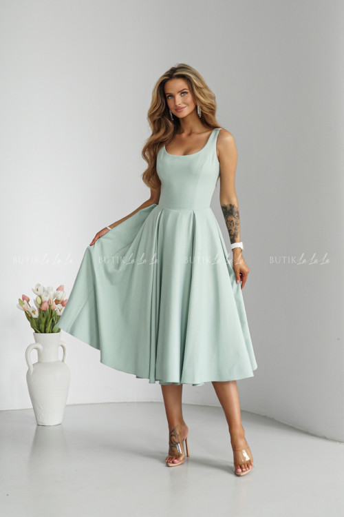 Sukienka pistacjowa Lesota 7
