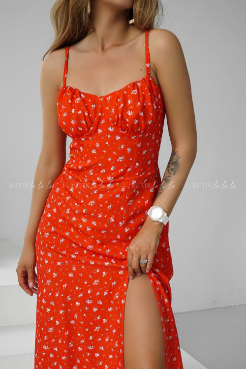 Sukienka w kwiatowy print Leonie 1