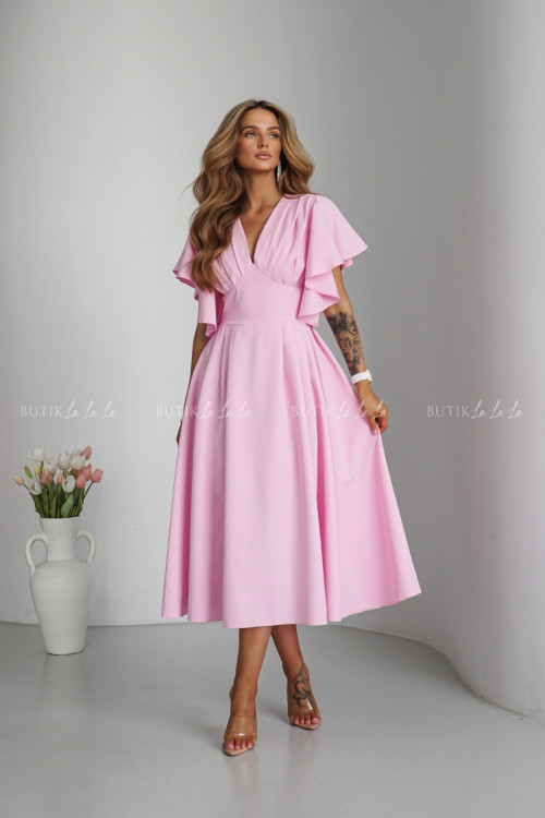 Sukienka jasno różowa Barozi 1
