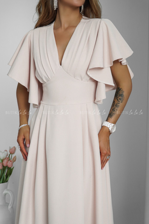 Sukienka beżowa Barozi