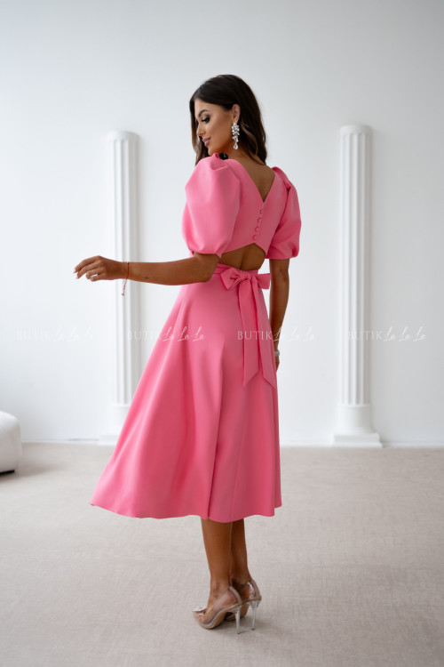 Sukienka midi koralowa Ariana 2