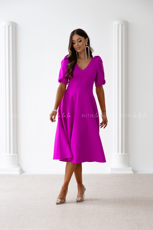 Sukienka midi fuksja Anderson 1