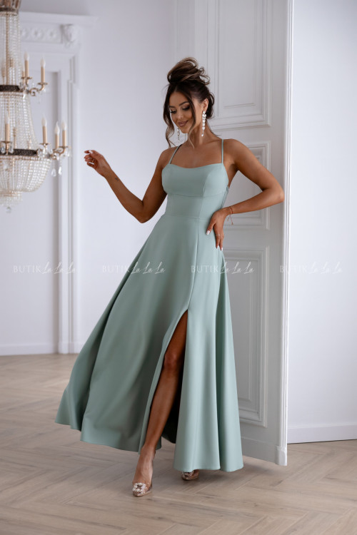 Sukienka maxi pistacjowa Anita 2