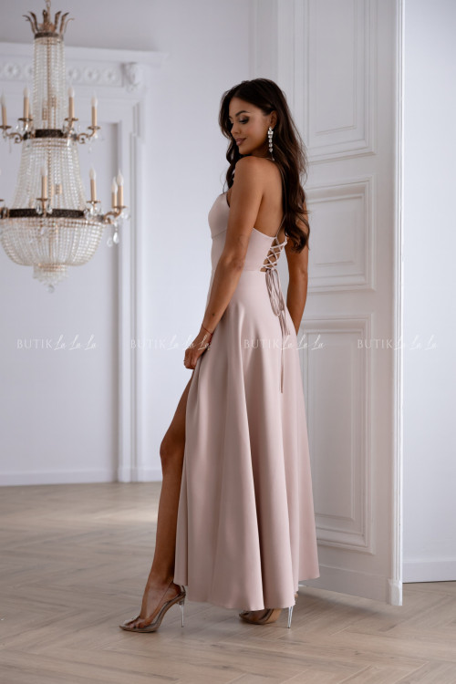 Sukienka maxi beżowa Anita 2