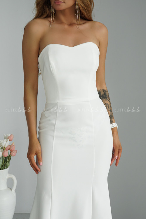 Sukienka maxi biała Sami