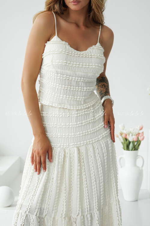 komplet kremowy Warios