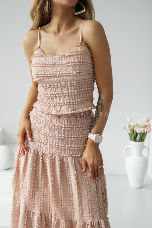 komplet beżowo pudrowy Warios 4