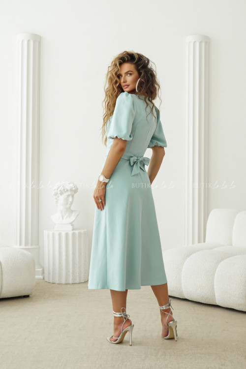 Sukienka midi pistacjowa Berisso 2