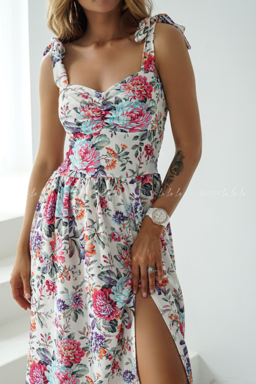 sukienka w kwiatki Sano