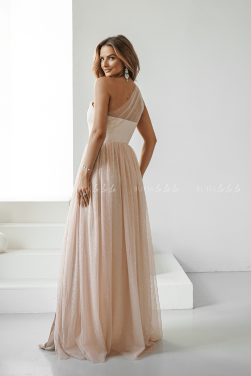 Sukienka tiulowa brzoskwiniowa Aria 1