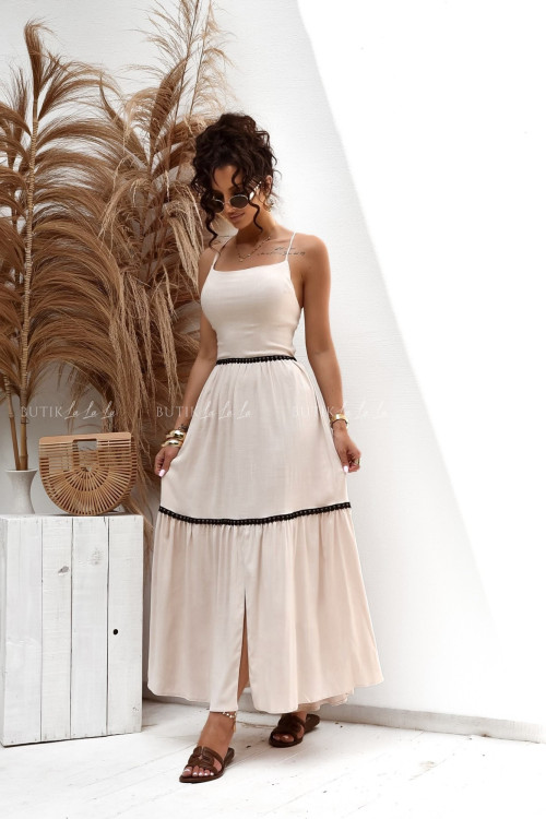 Sukienka beżowa Amareto 2