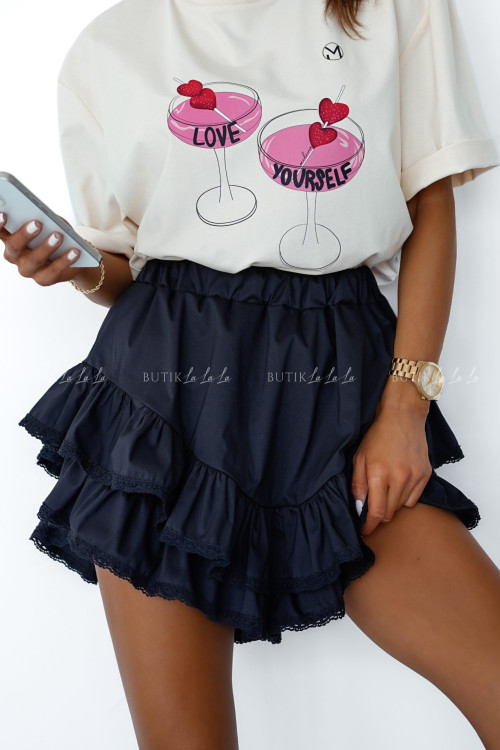 Spódnico-spodenki czarne Lauerlo