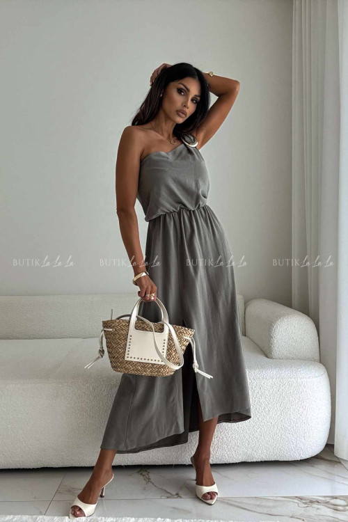 Sukienka khaki Astero 2