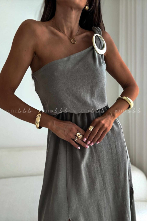 Sukienka khaki Astero 5