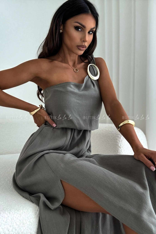 Sukienka khaki Astero 7