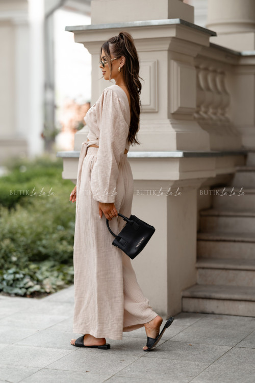 Komplet muślinowy beżowy Miami 3