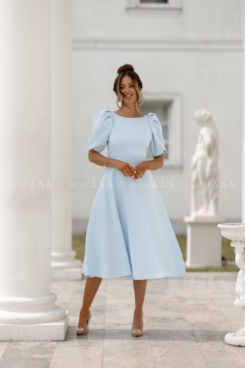 Sukienka midi błękitna Ariana 2