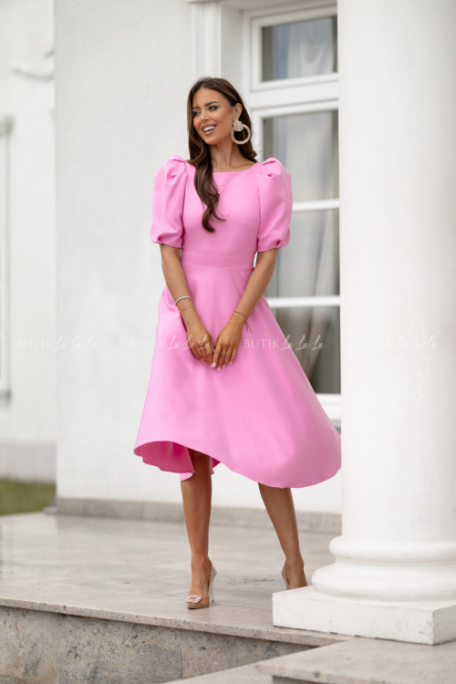 Sukienka midi różowa Ariana 2