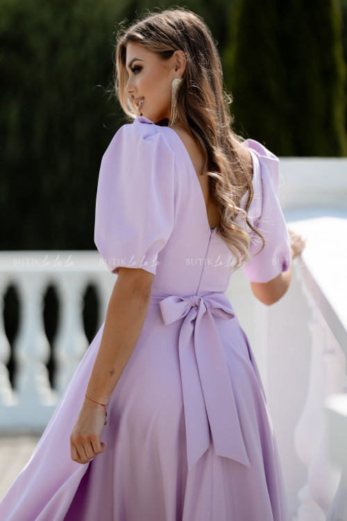 Sukienka maxi lawendowa Grande