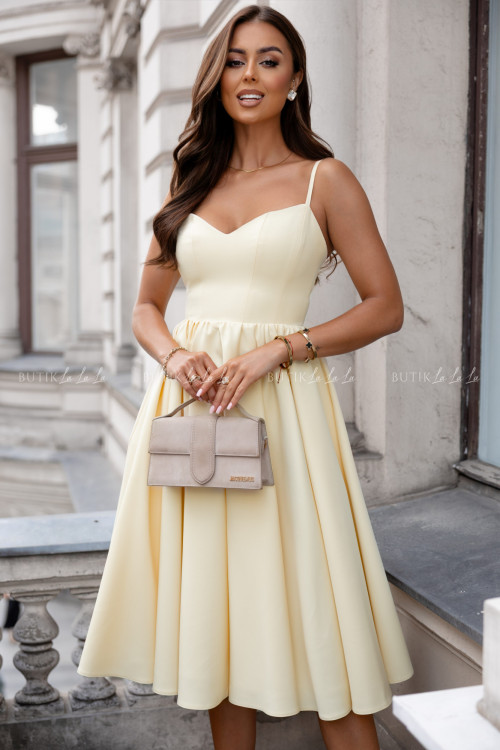 Sukienka midi żółta Norway 3