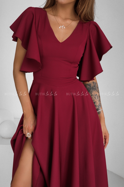 Sukienka burgundowa Feliciana