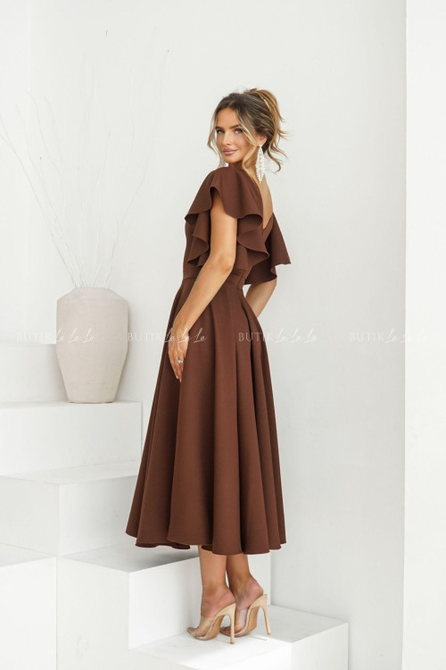 Sukienka brązowa Feliciana 1