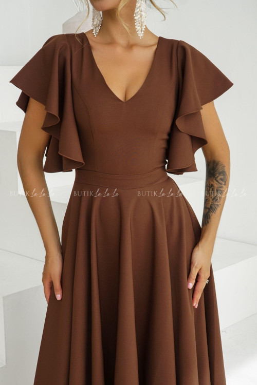 Sukienka brązowa Feliciana 2