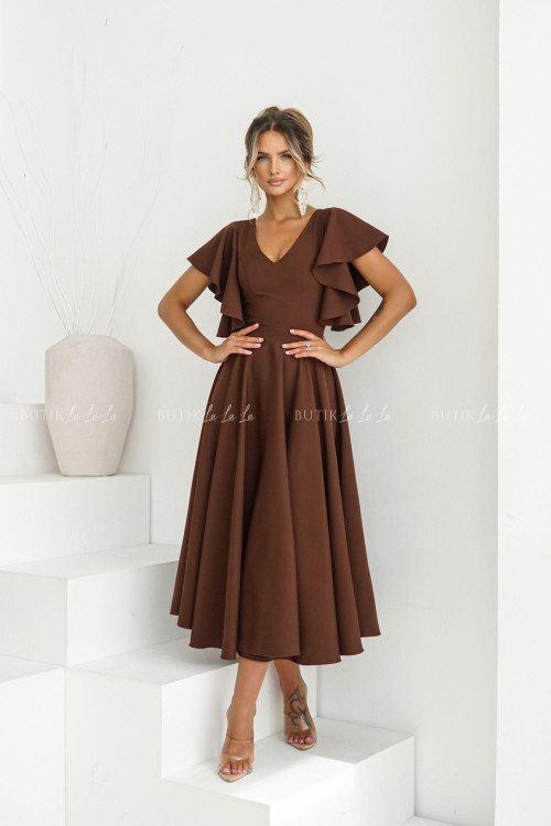 Sukienka brązowa Feliciana 6