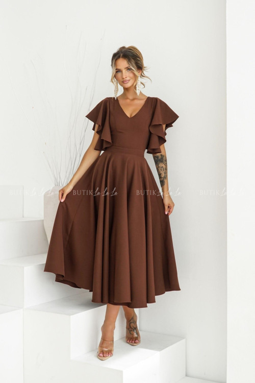 Sukienka brązowa Feliciana 7
